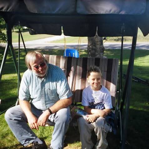 Picture of me and my Grandpa Mike ~2007